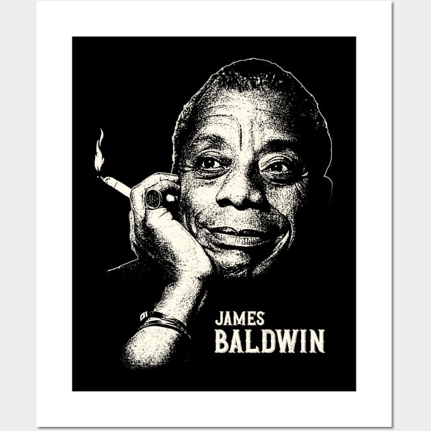 James Baldwin Wall Art by Yopi